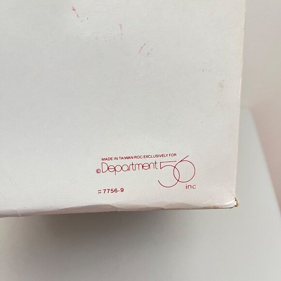 Dept 56 Mercury Glass Hand Painted Large Ice Cream Cone Ornament in Box - Picture 4 of 6